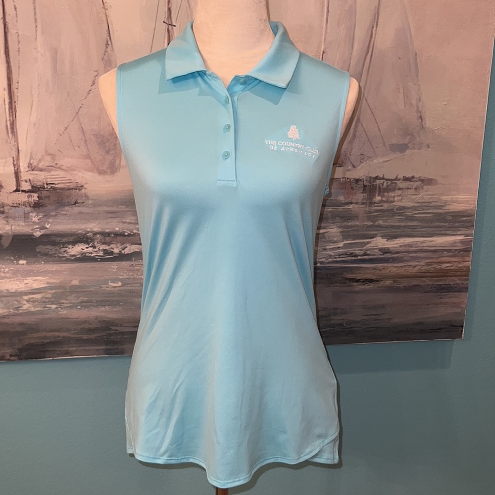 NWT Under Armor Heat Gear Sleeveless Golf Polo Shirt, Medium